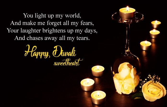 Diwali Message for Love Images