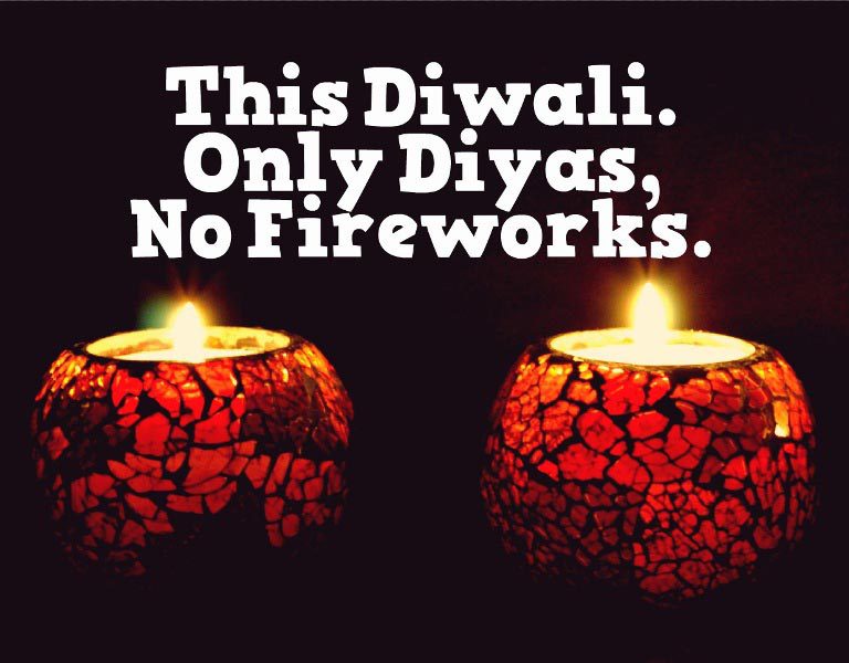 Diwali Only Diyas No Crackers