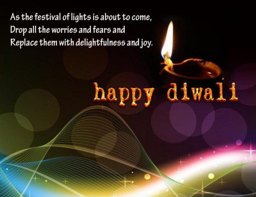 Diwali wish to sister in English