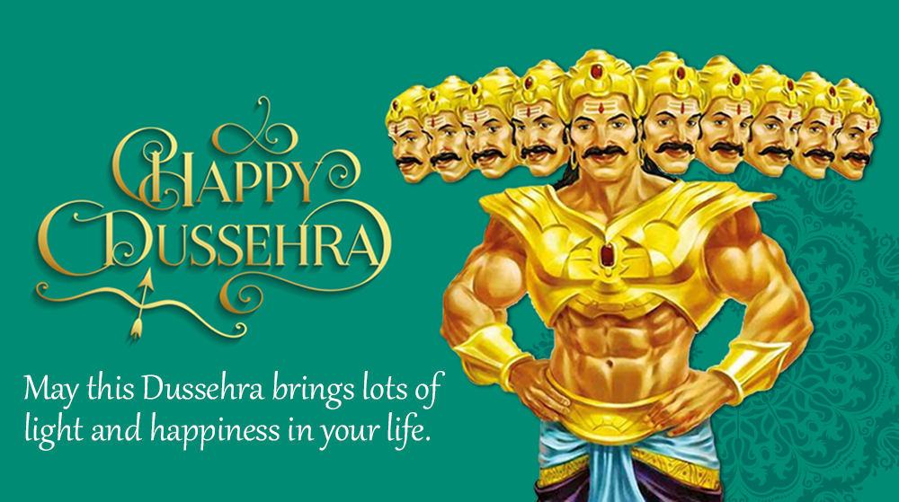 Dussehra Greeting for Brother in English