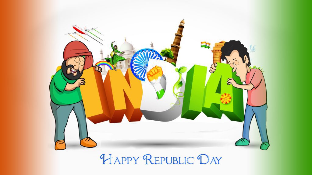 Republic Day Celebration Stock Image Free