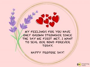 Happy Propose Day Greeting Message
