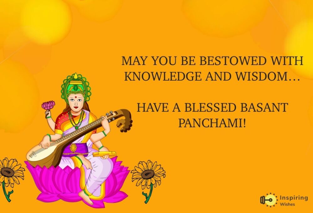 Happy Vasant Panchami Lines