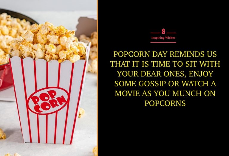 National Popcorn Day Quotes & Greeting Message Inspiring Wishes