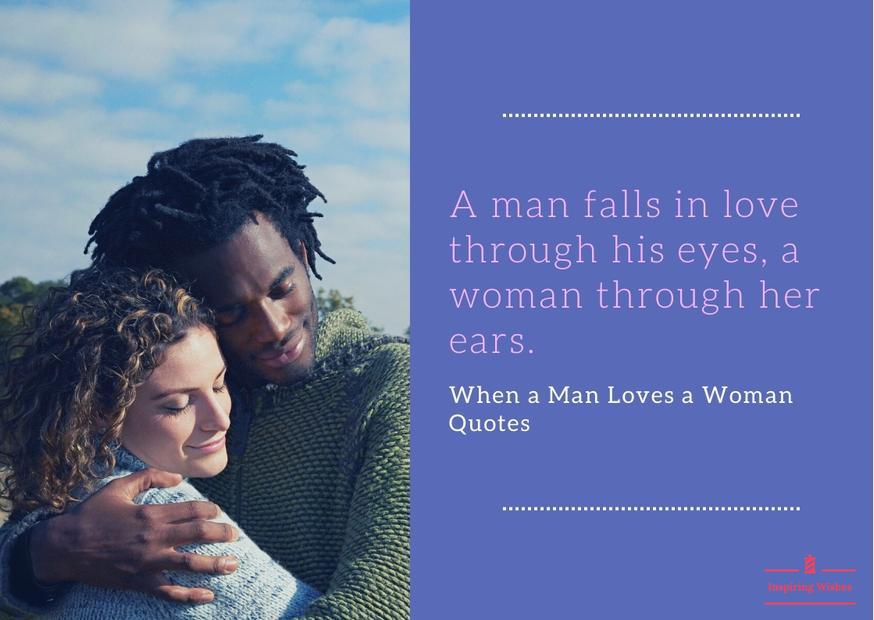When a Man loves a woman Quotes