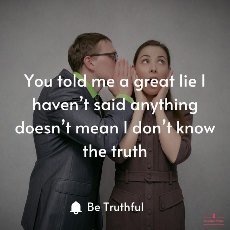 quotations when they are lying